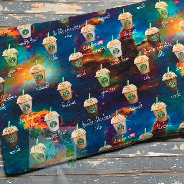 Starbucks Galaxy Hybrid Fitted Cloth Diaper - Made to Order