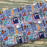 Blue Dr Who Cloth Pad - Made to Order