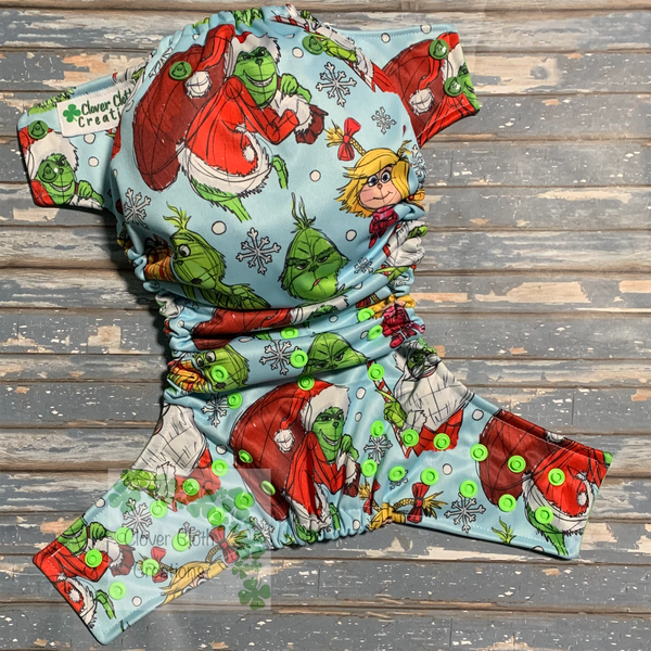 Sketchy Mean Guy Cloth Diaper - Made to Order