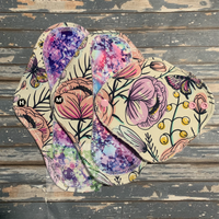 Floral Butterfly Cloth Pad - Made to Order